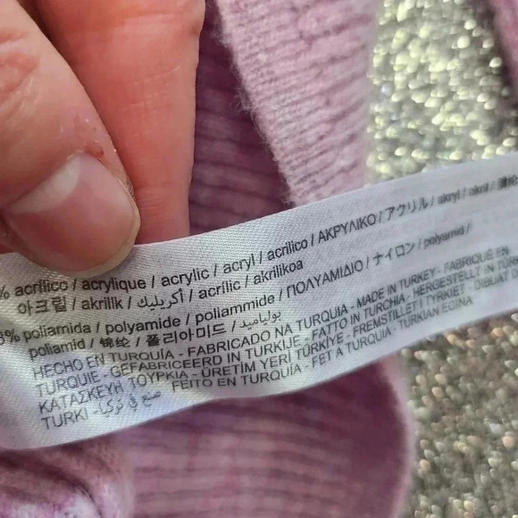 ZARA LONG SLEEVE RIBBED CROP SWEATER Nwot - Picture 5 of 8